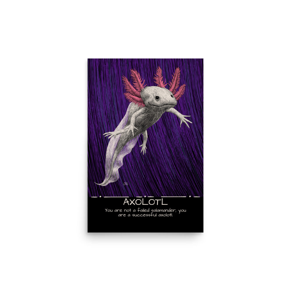 Axolotl Art Print