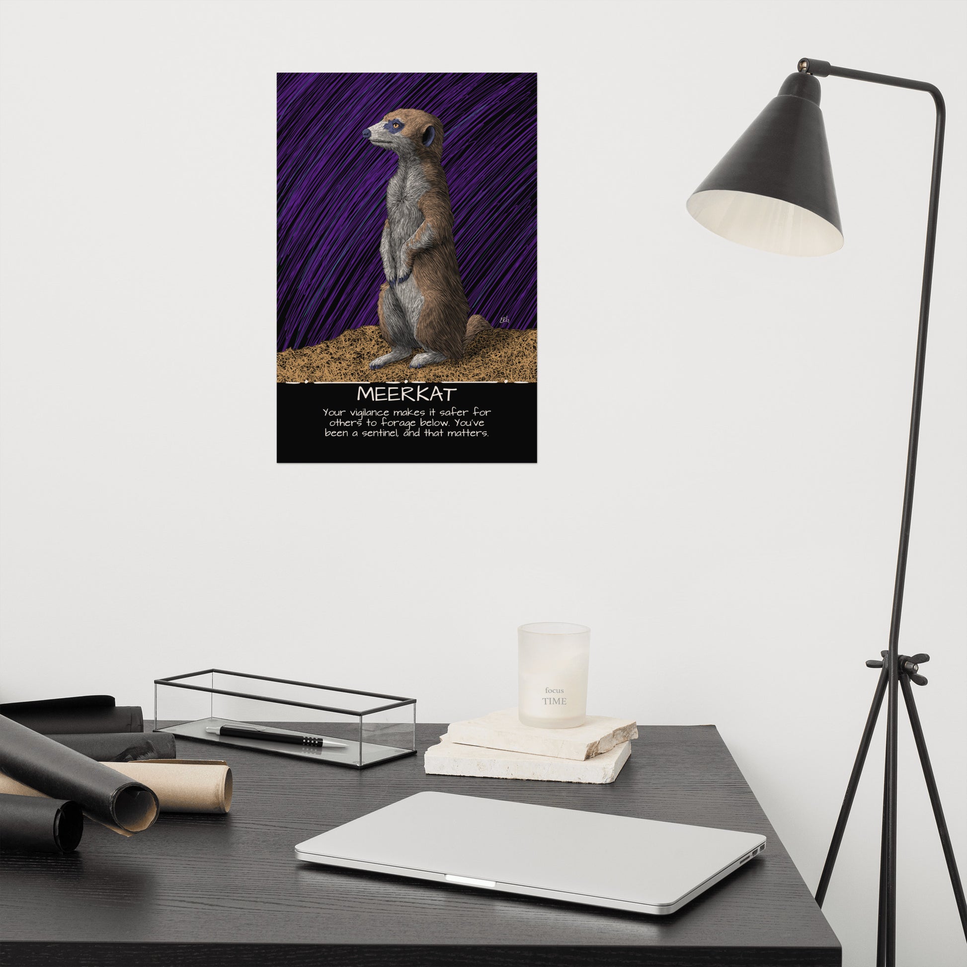 Meerkat Art Print