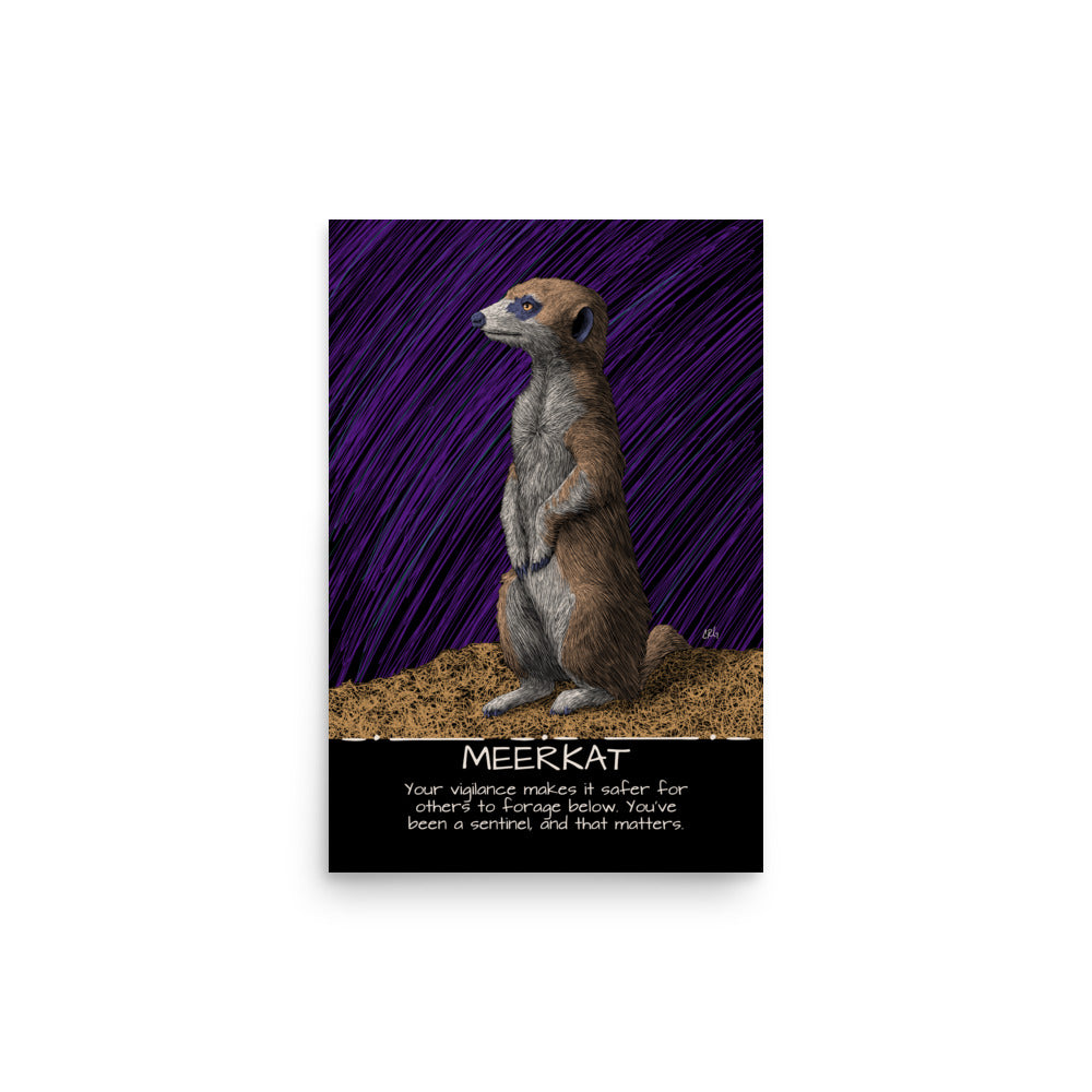 Meerkat Art Print