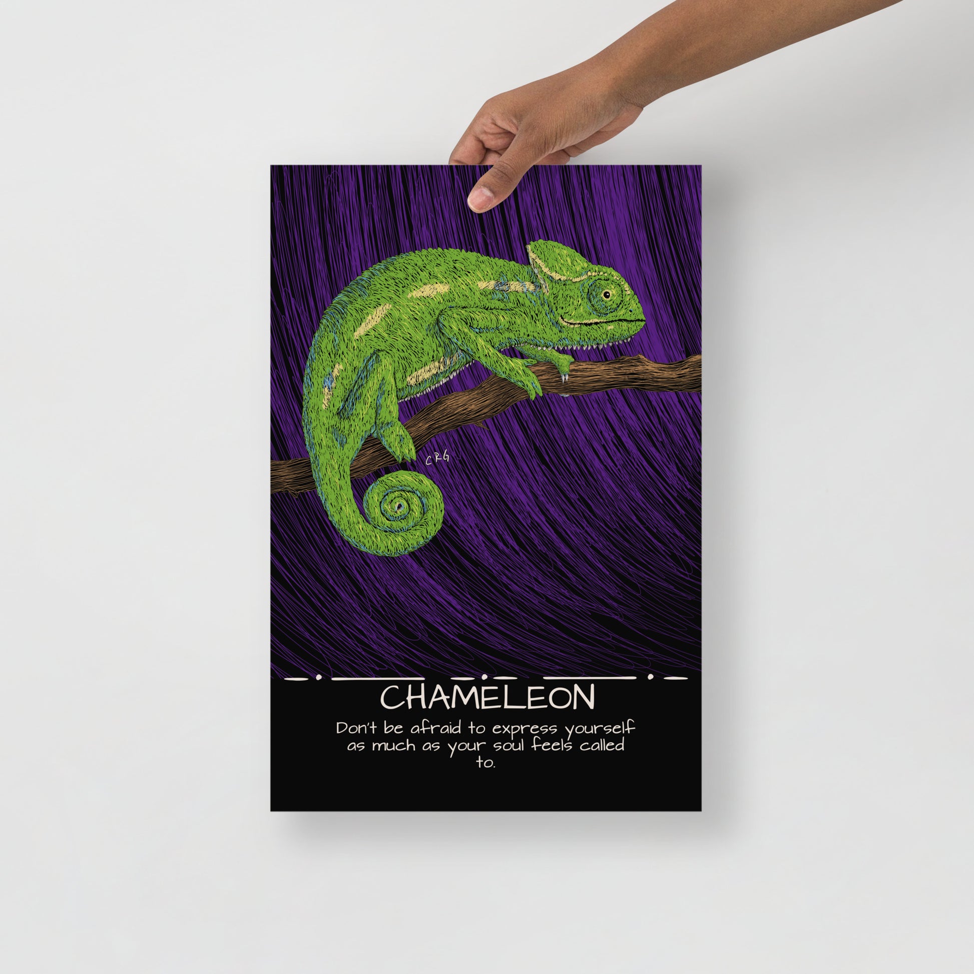 Chameleon Art Print