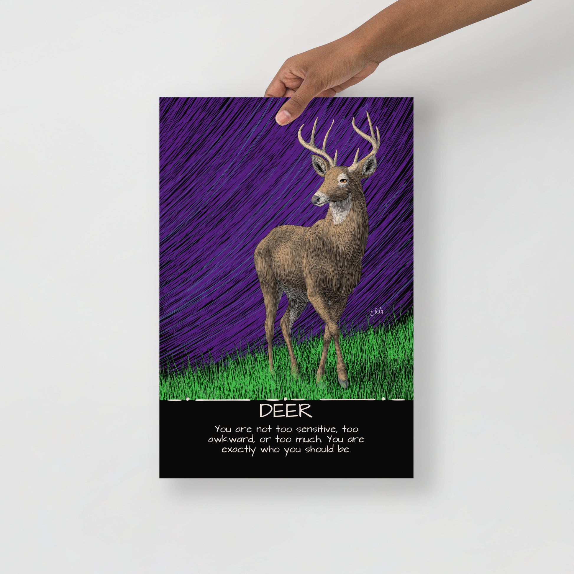 Deer Art Print