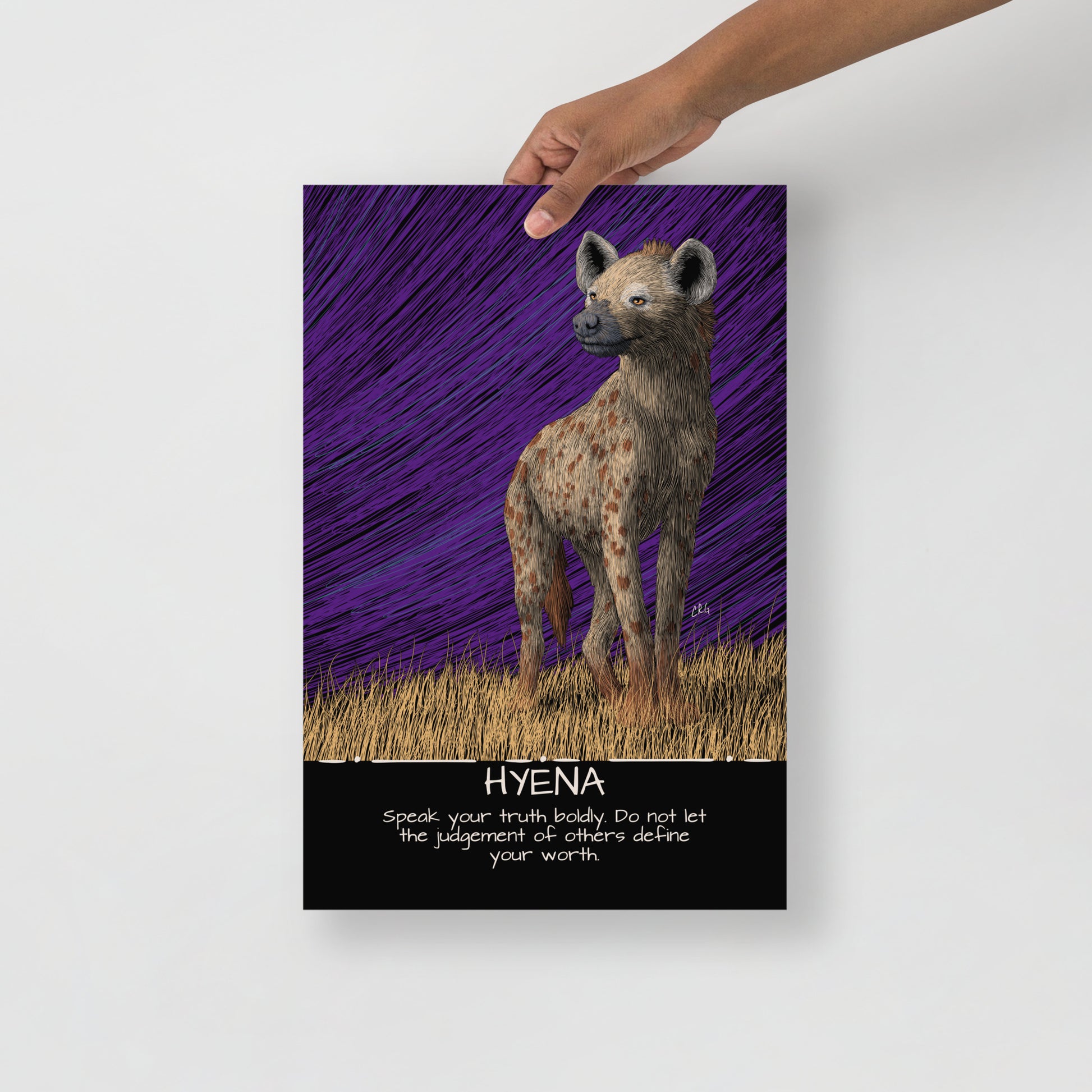 Hyena Art Print