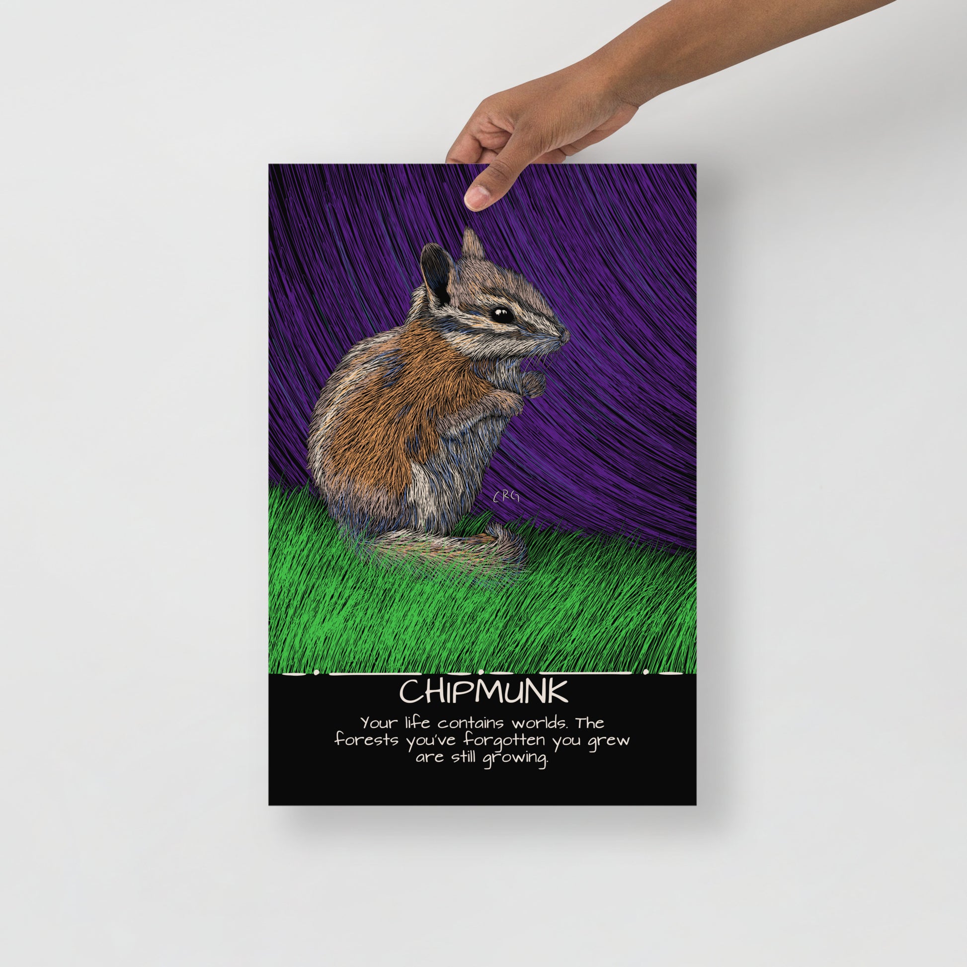 Chipmunk Art Print