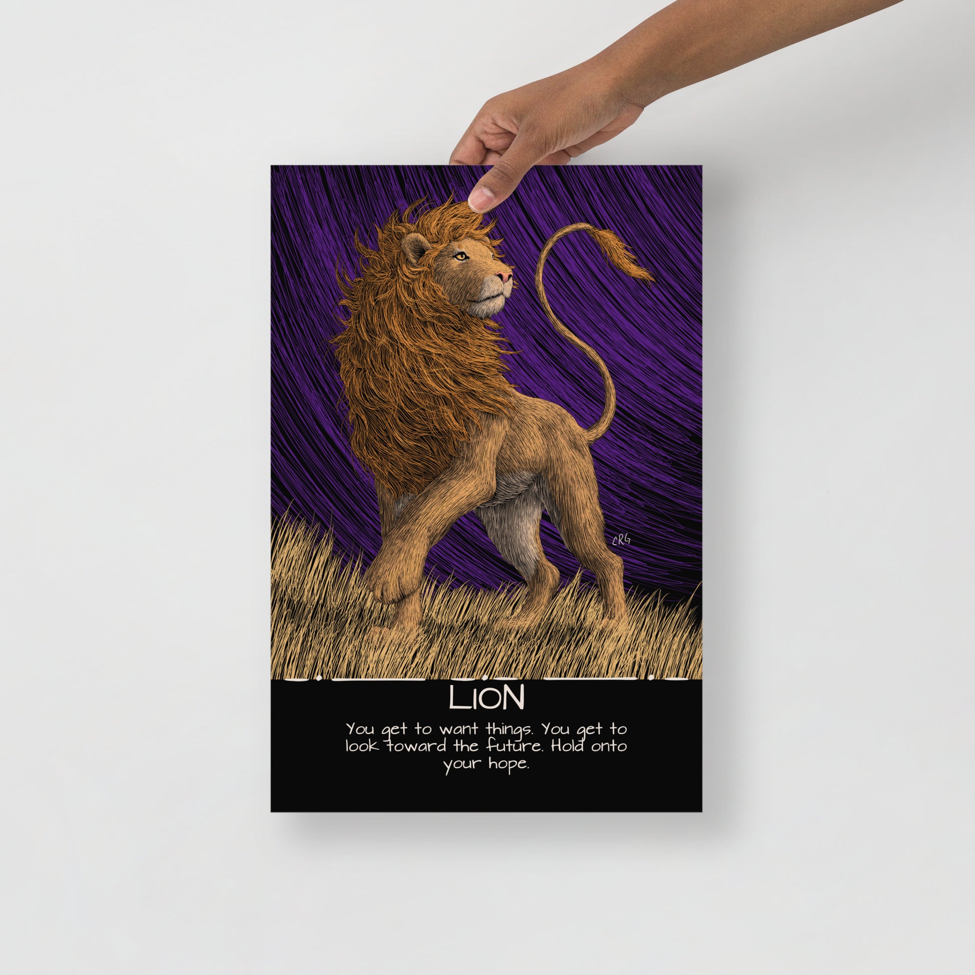 Lion Art Print
