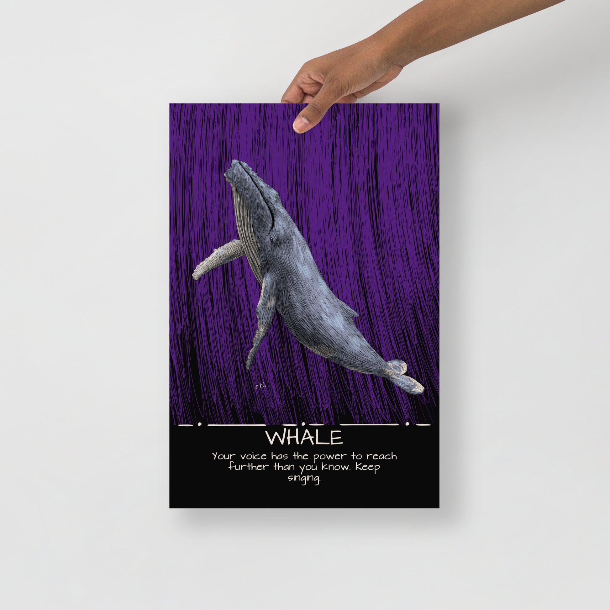 Whale Art Print