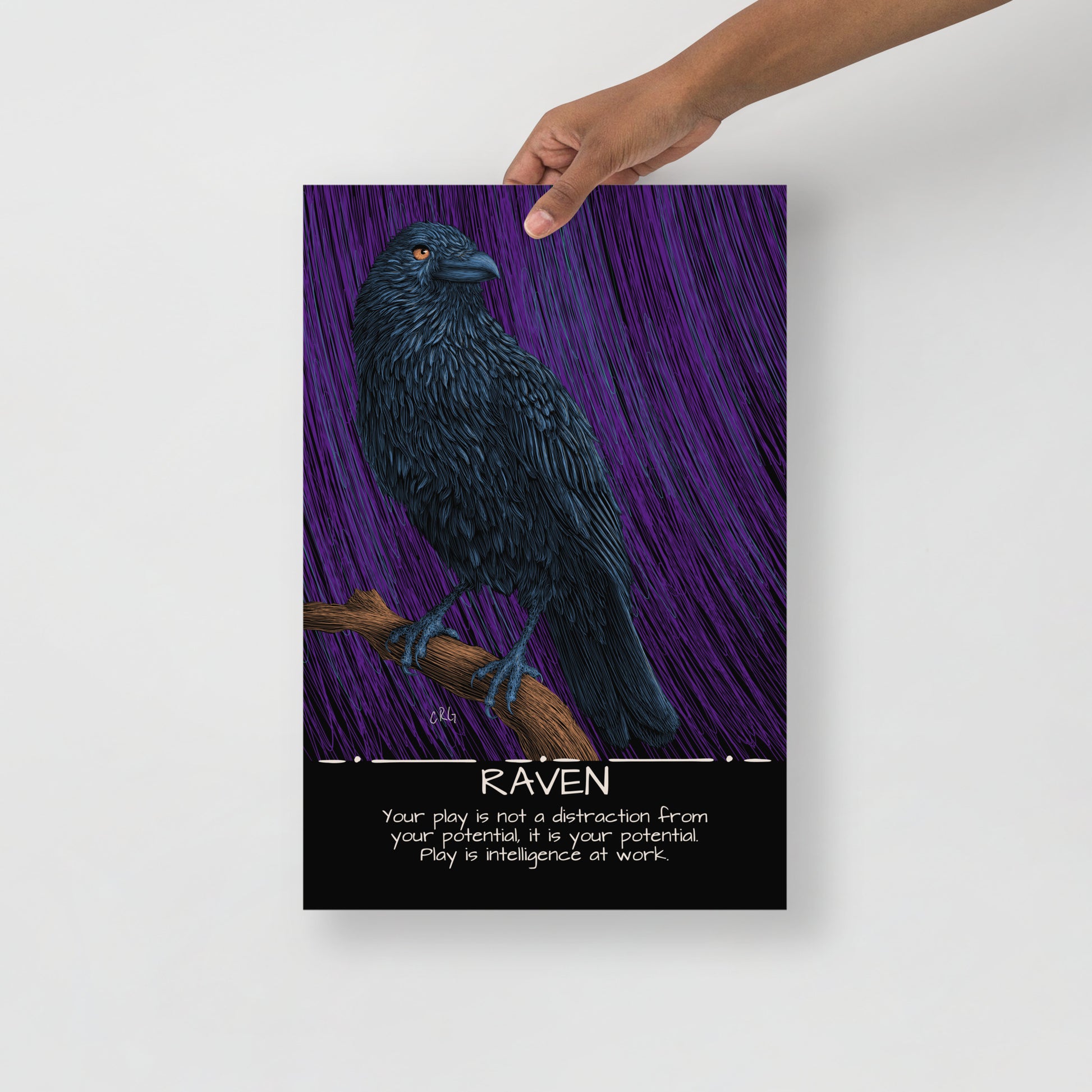 Raven Art Print