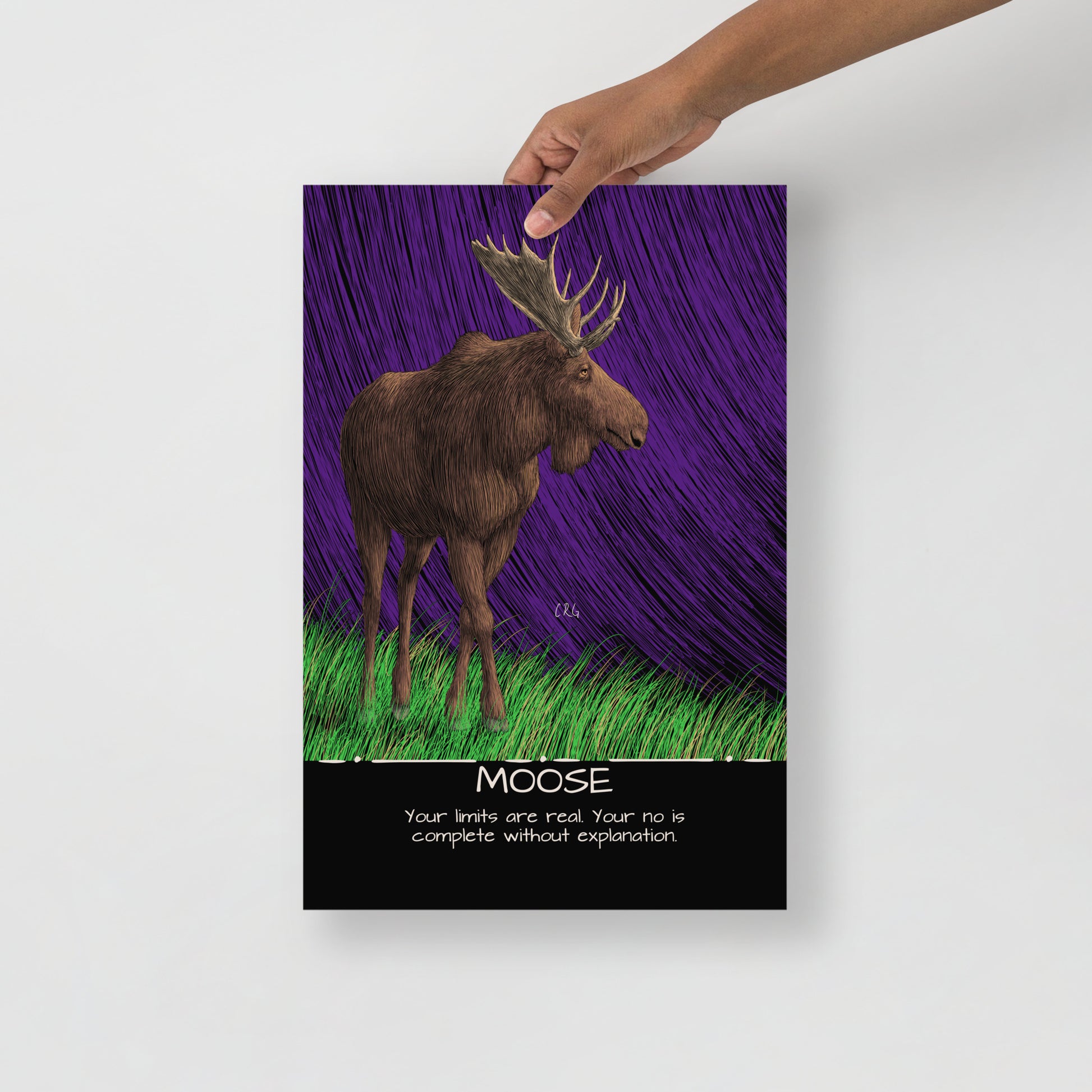 Moose Art Print