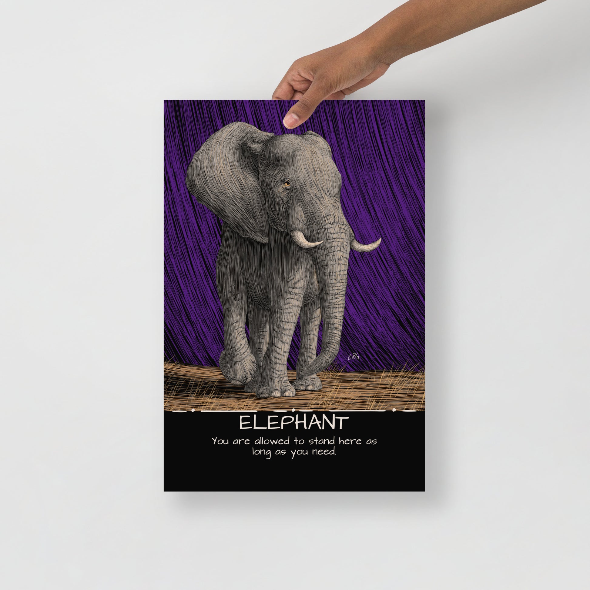 Elephant Art Print