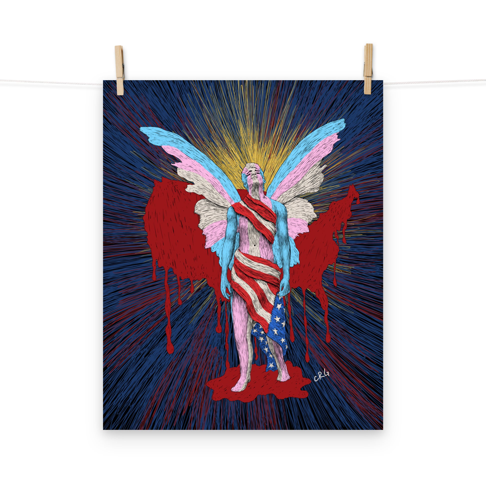 SOS Art Print