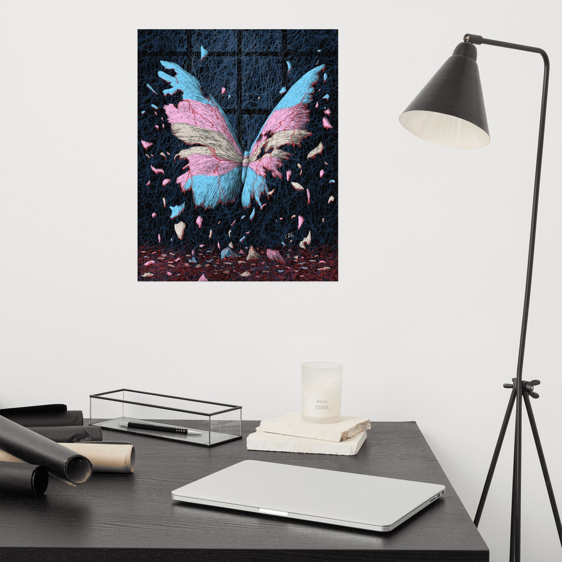 When They Rip Apart Our Color, How Dull the World Will Be Art Print