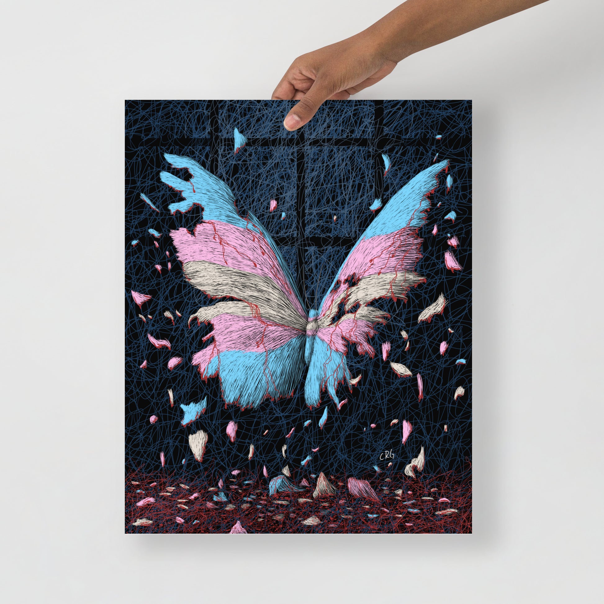 When They Rip Apart Our Color, How Dull the World Will Be Art Print