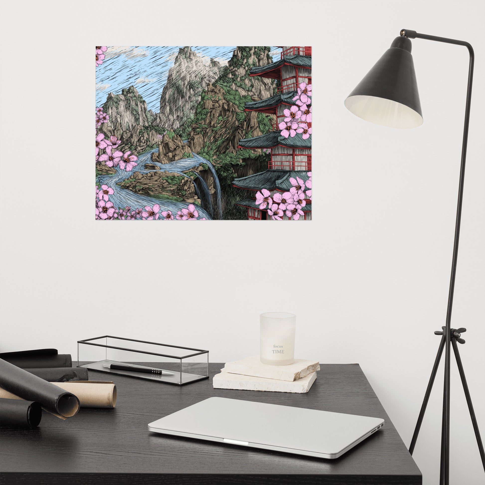 In the Clouds Art Print