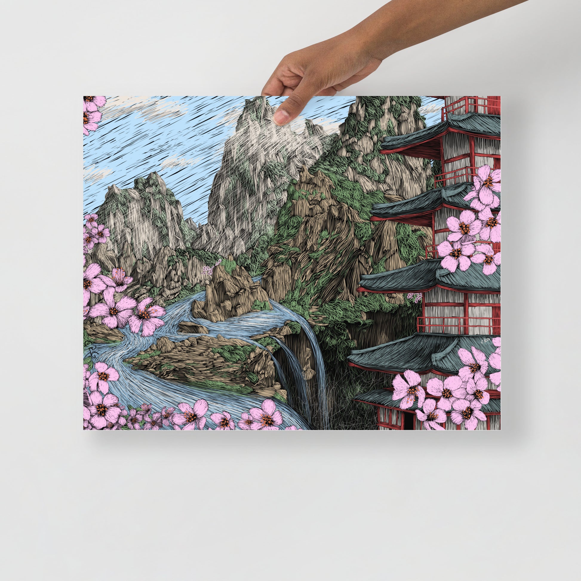 In the Clouds Art Print