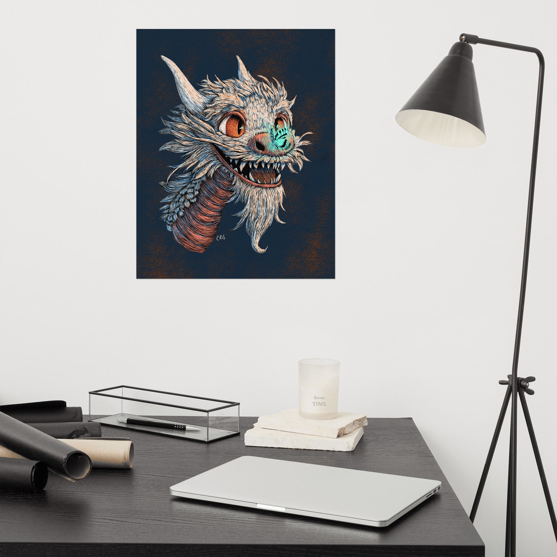 The Dragon and the Butterfly Art Print