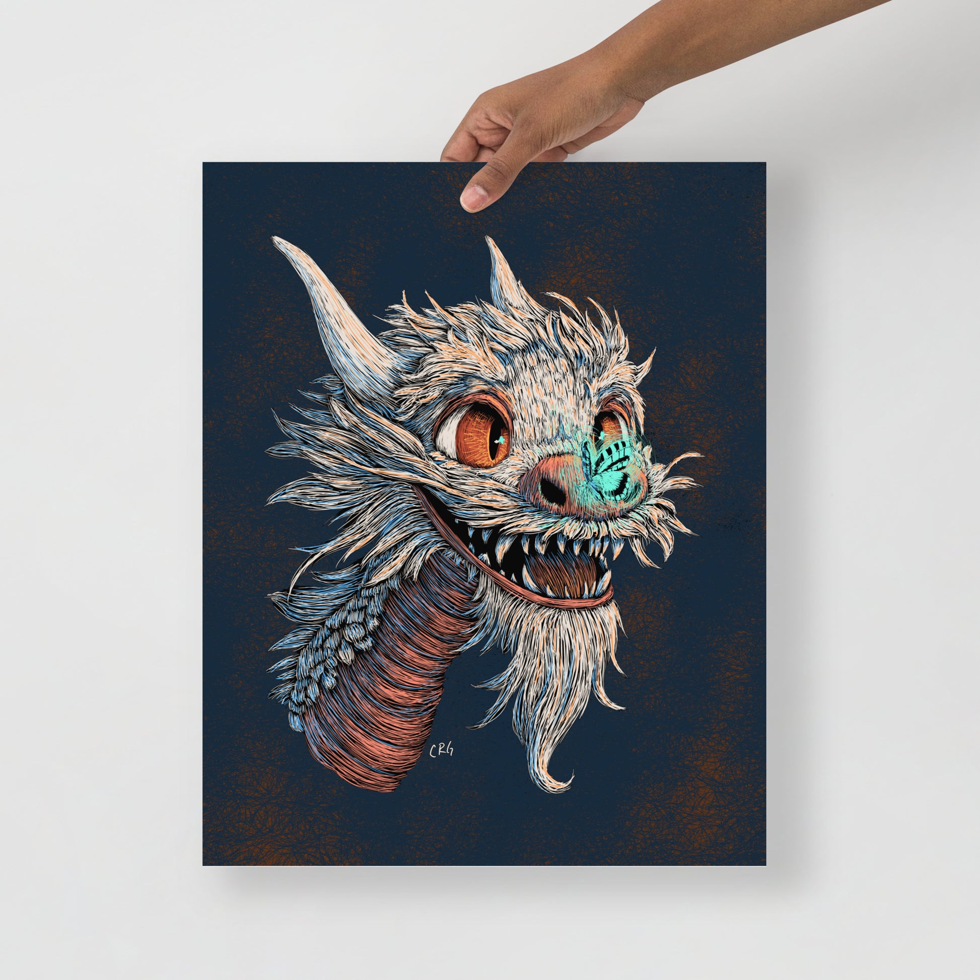 The Dragon and the Butterfly Art Print