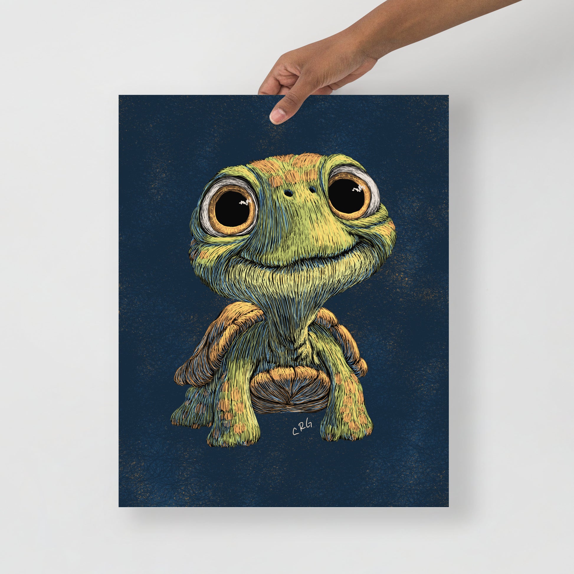 Happy Turtle Art Print