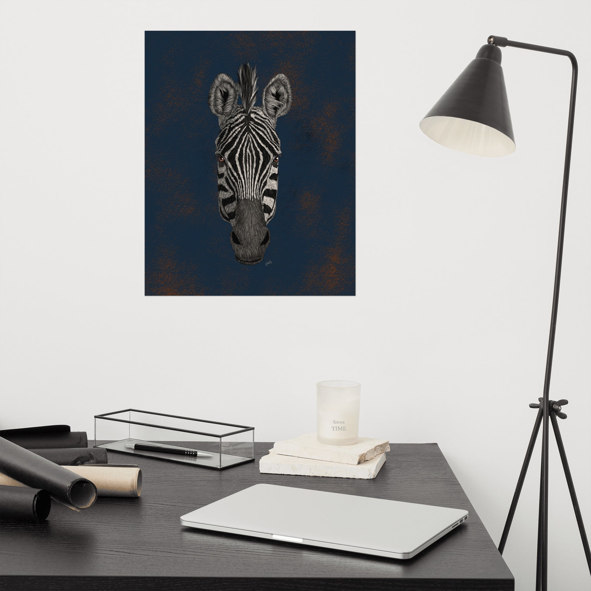 Zebra Art Print