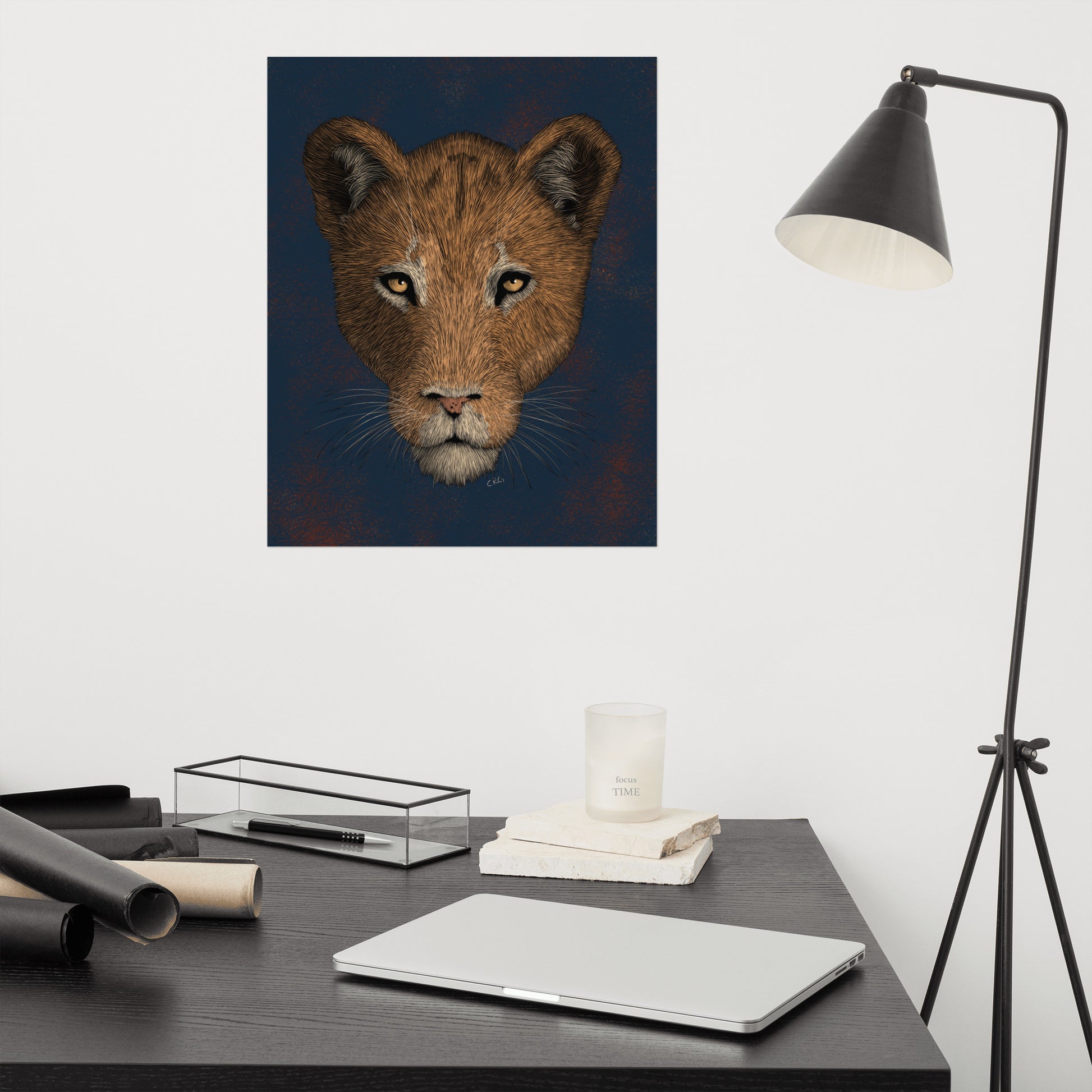 Lioness Art Print