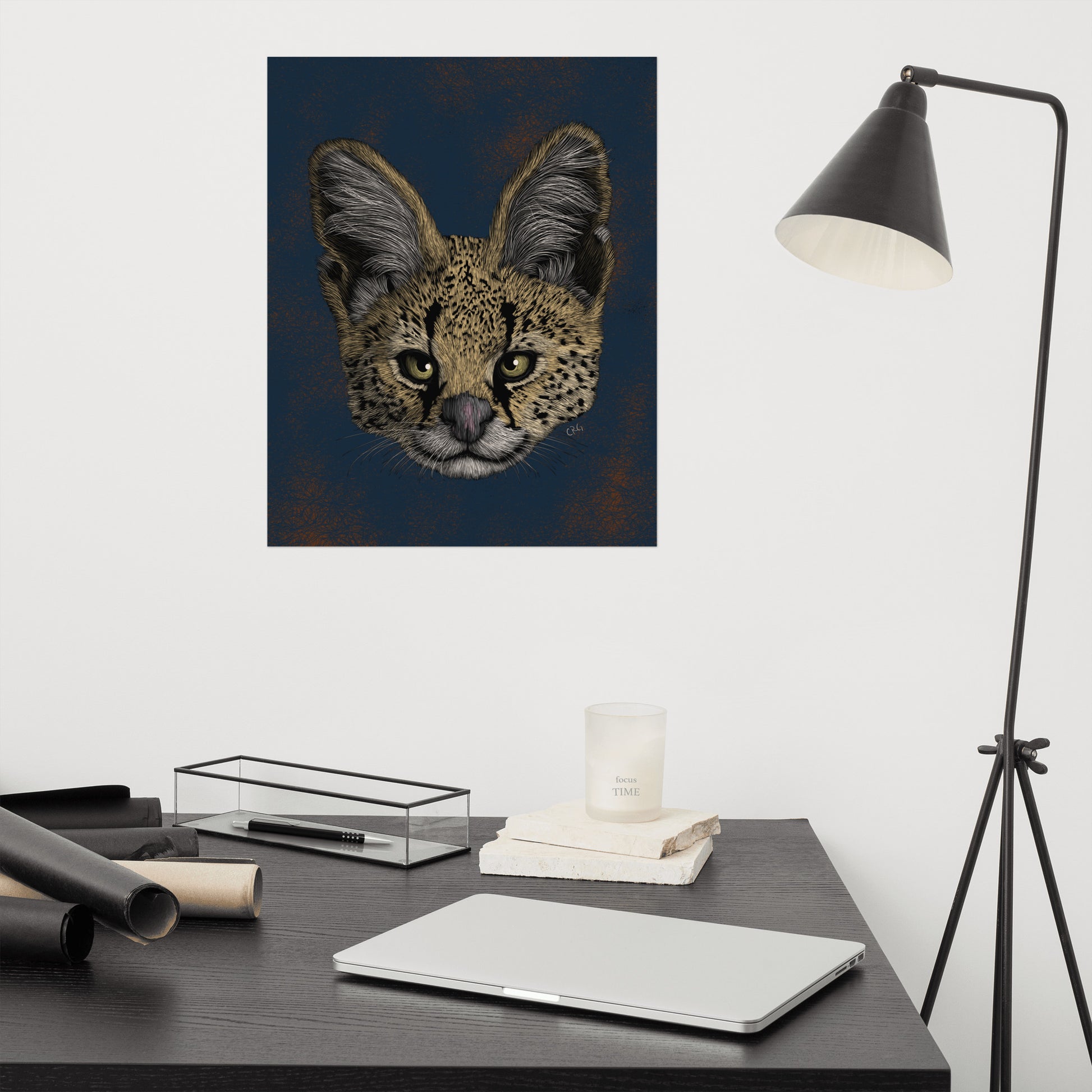 Serval Art Print