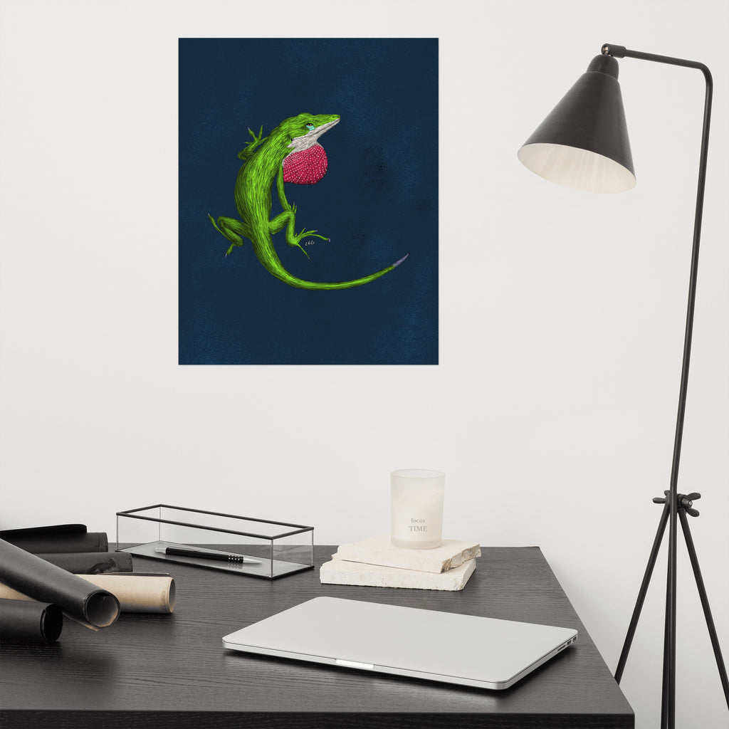 Anole Art Print