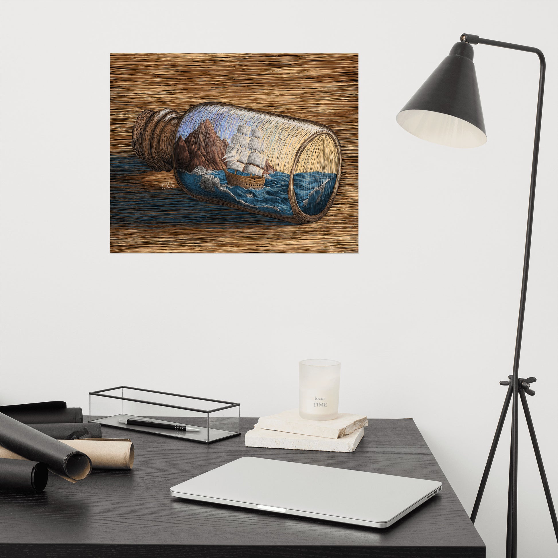 Life in a Bottle Art Print