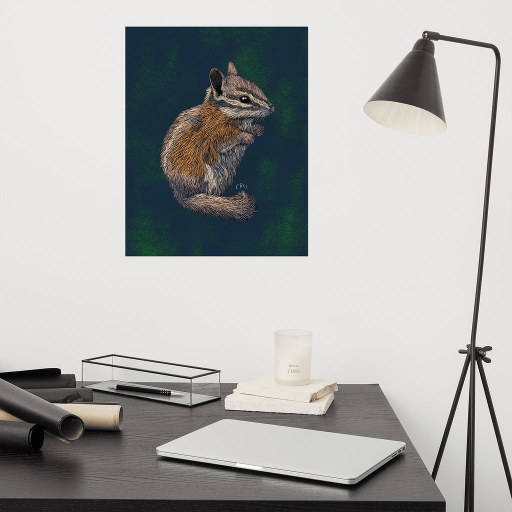 Chipmunk Art Print