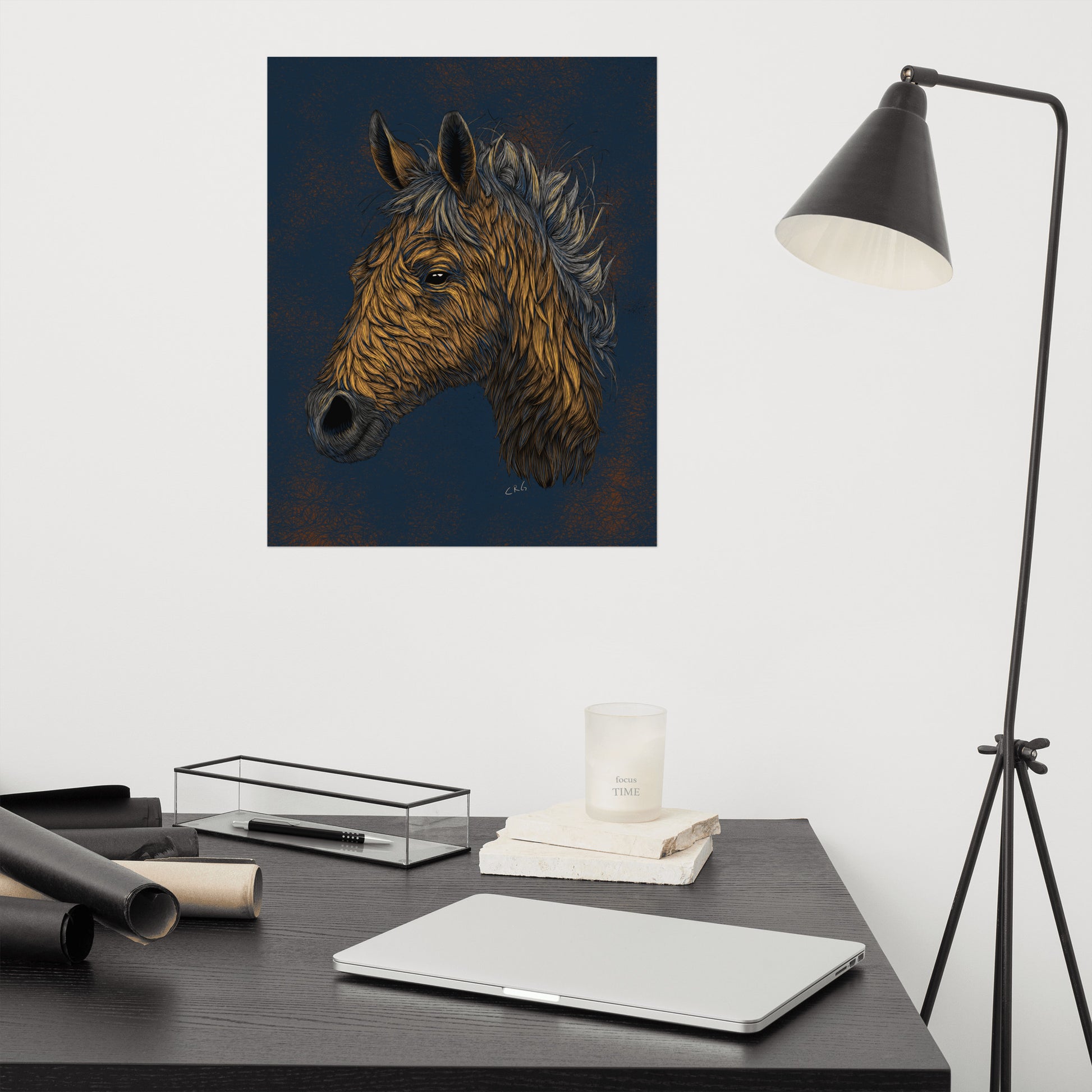 Stylized Horse Art Print