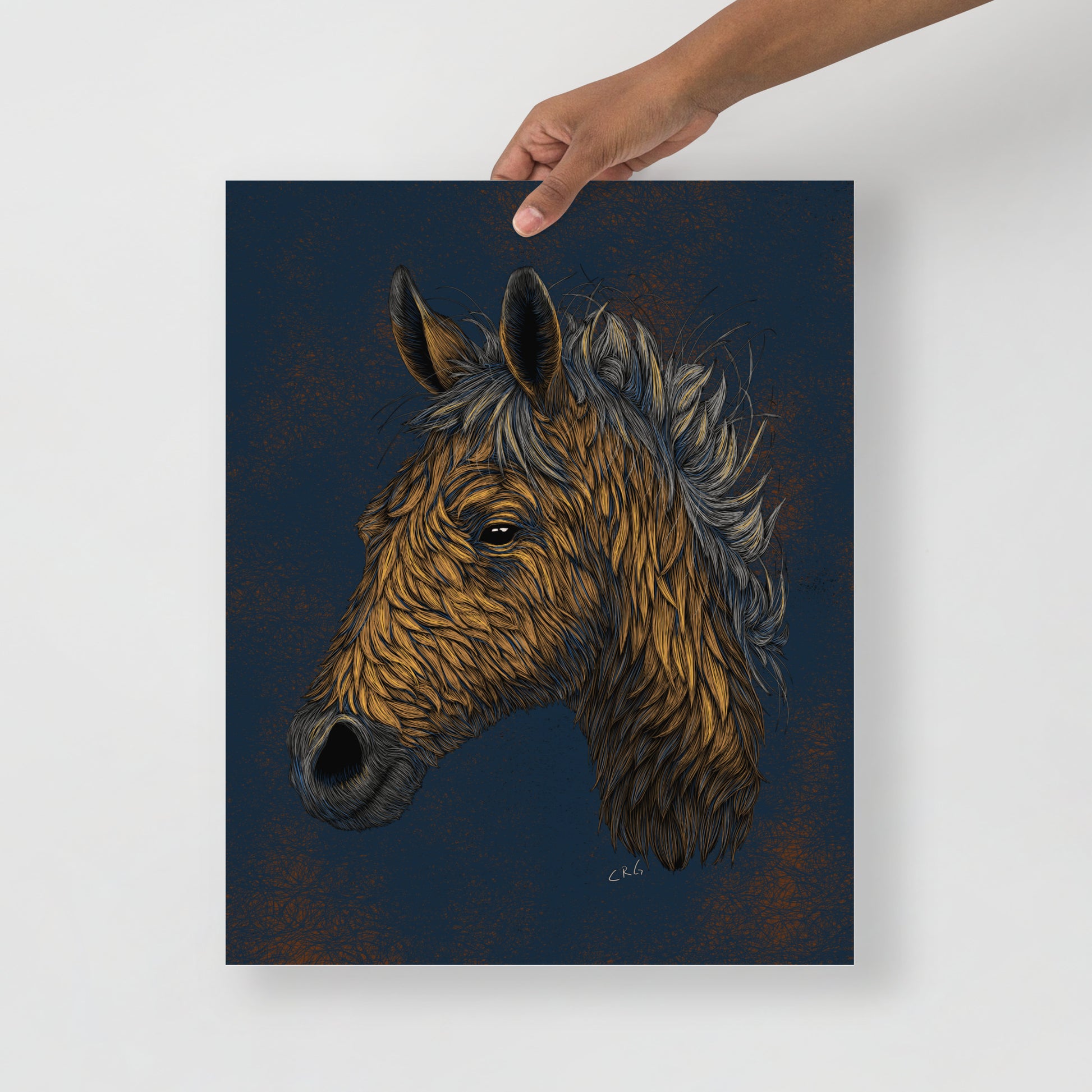 Stylized Horse Art Print