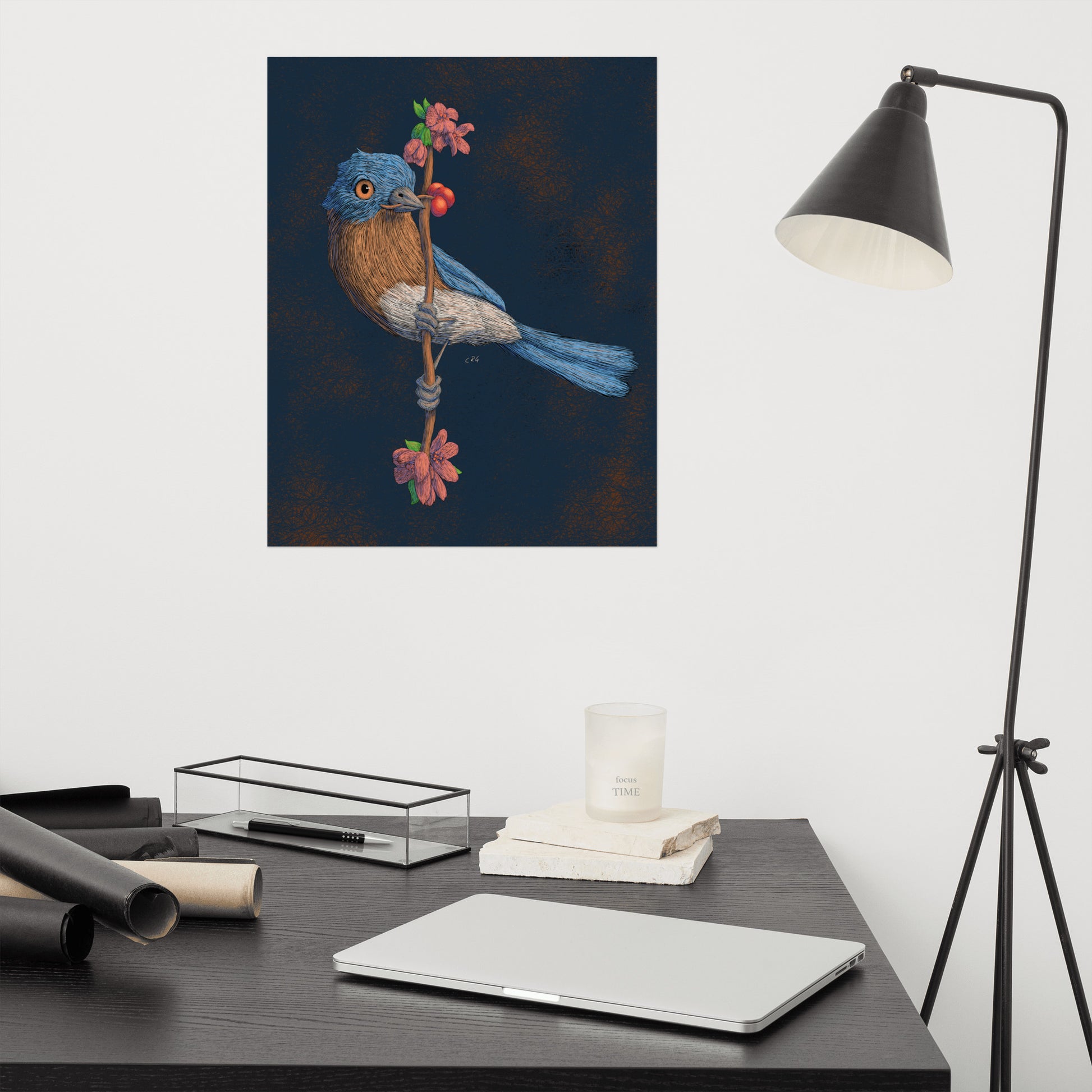 Bluebird Art Print