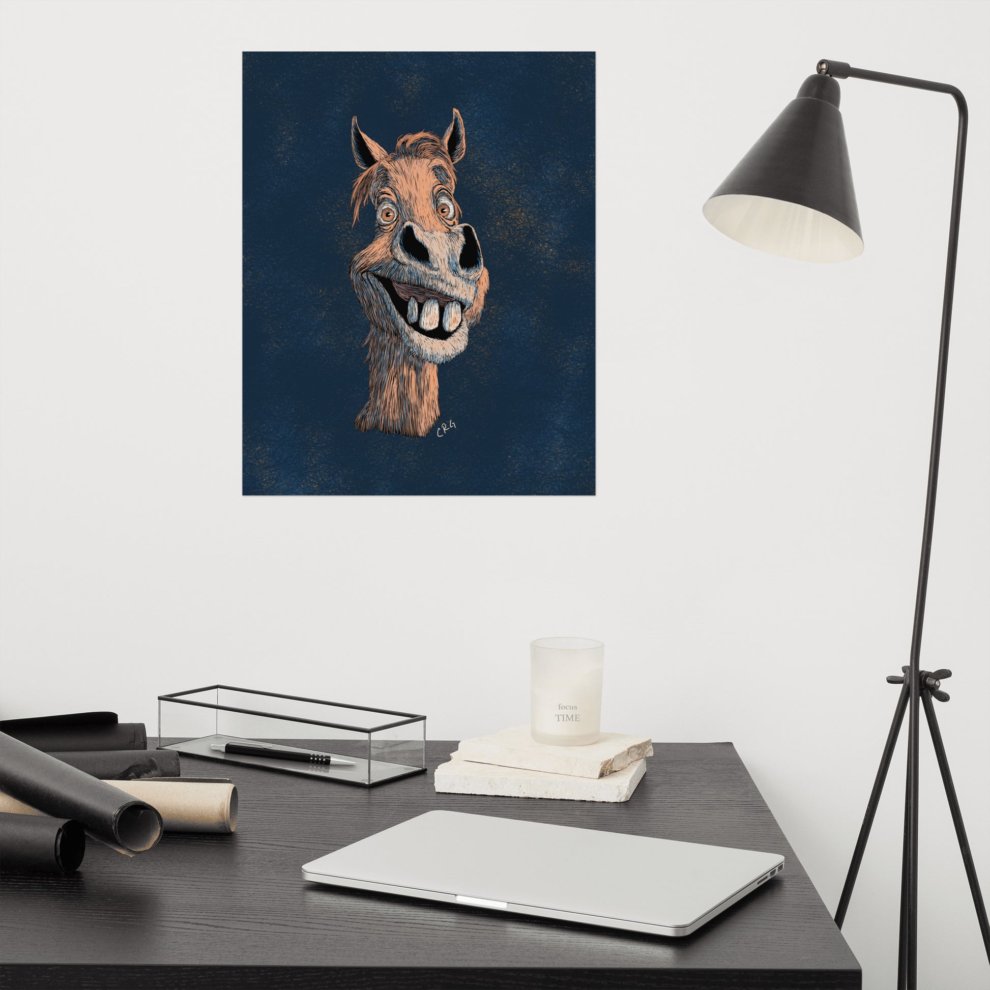 Happy Horse Art Print