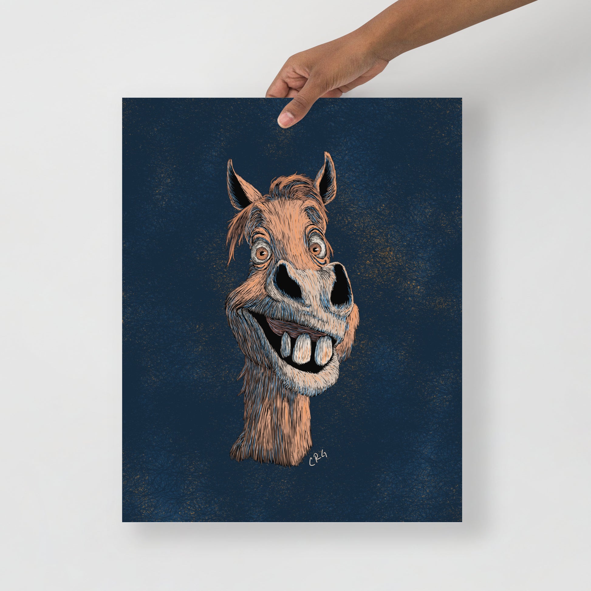 Happy Horse Art Print