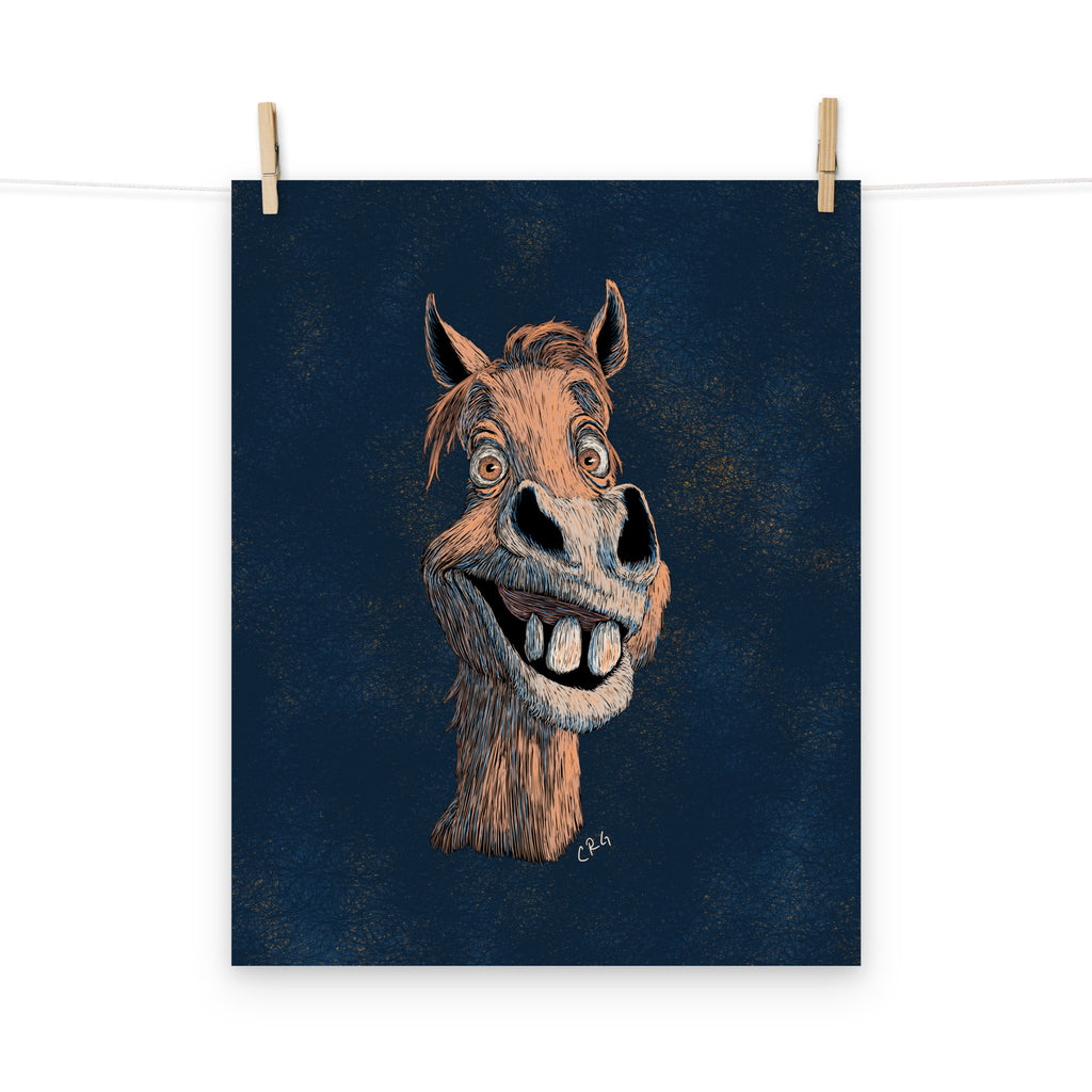 Happy Horse Art Print