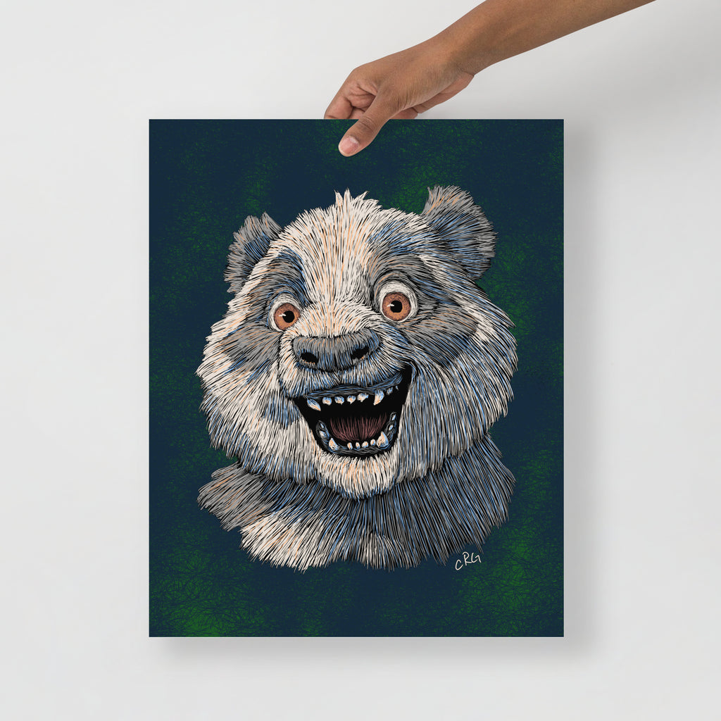 Happy Panda Art Print