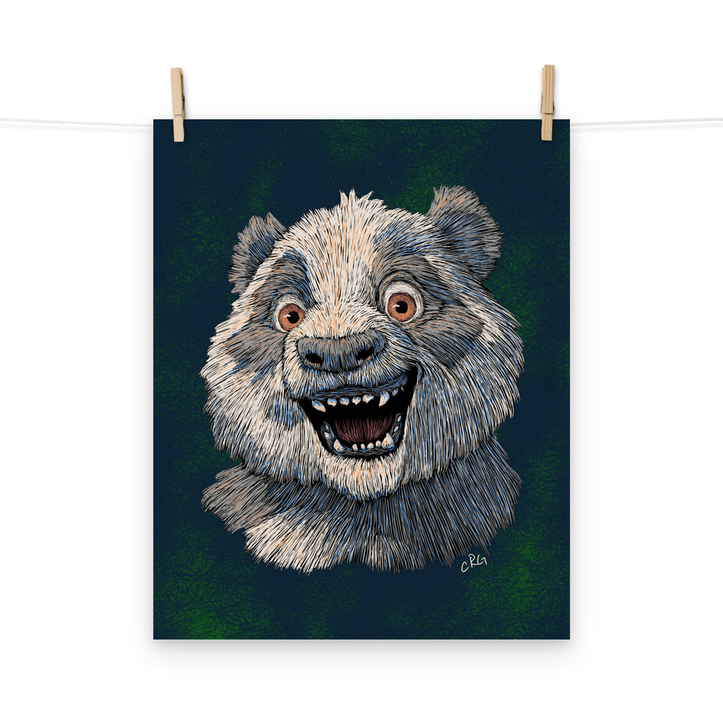 Happy Panda Art Print