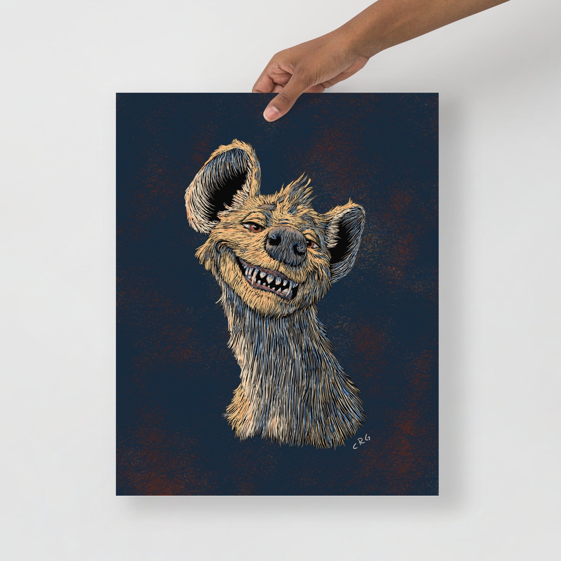 Happy Hyena Art Print