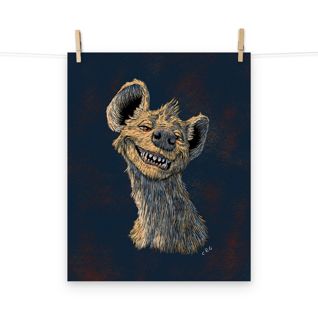 Happy Hyena Art Print