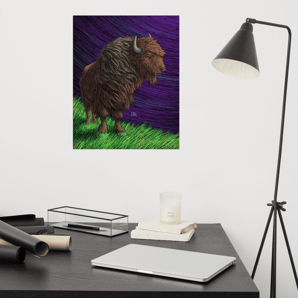 Bison Art Print