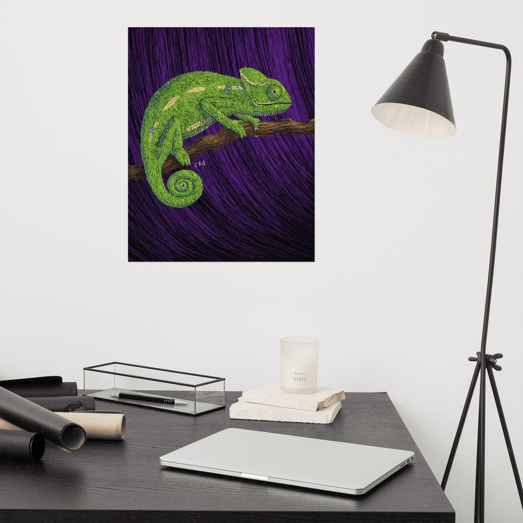 Chameleon Art Print