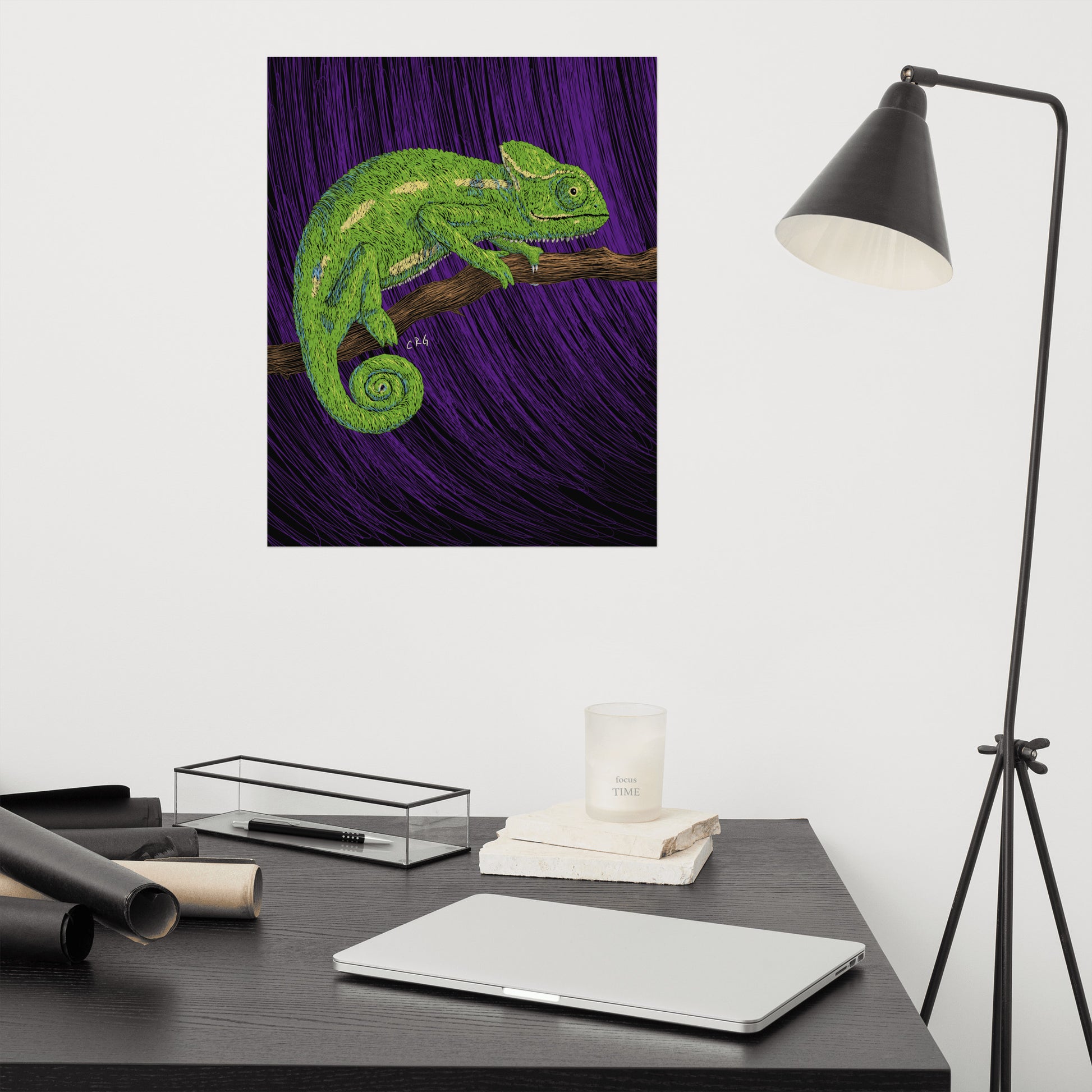 Chameleon Art Print