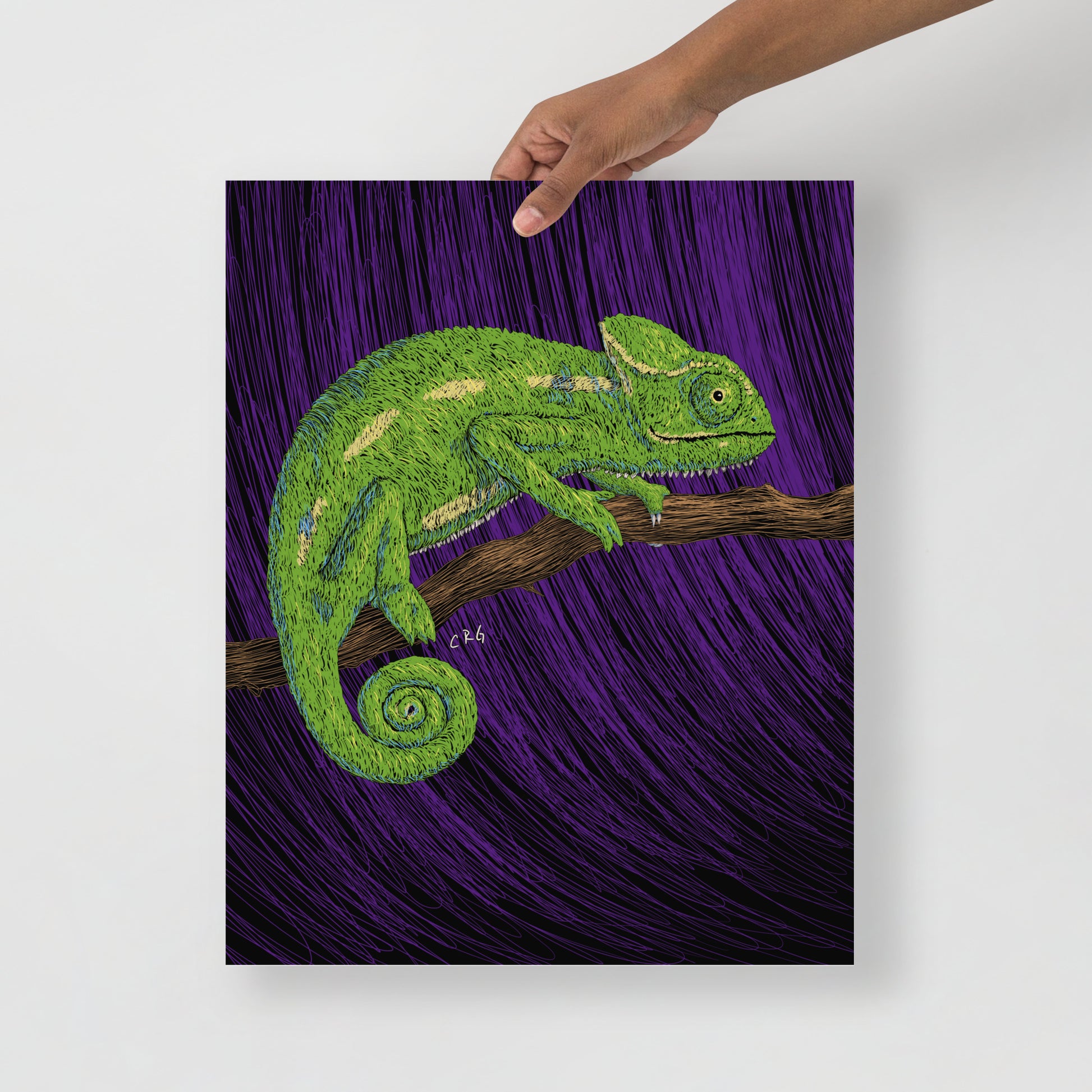 Chameleon Art Print