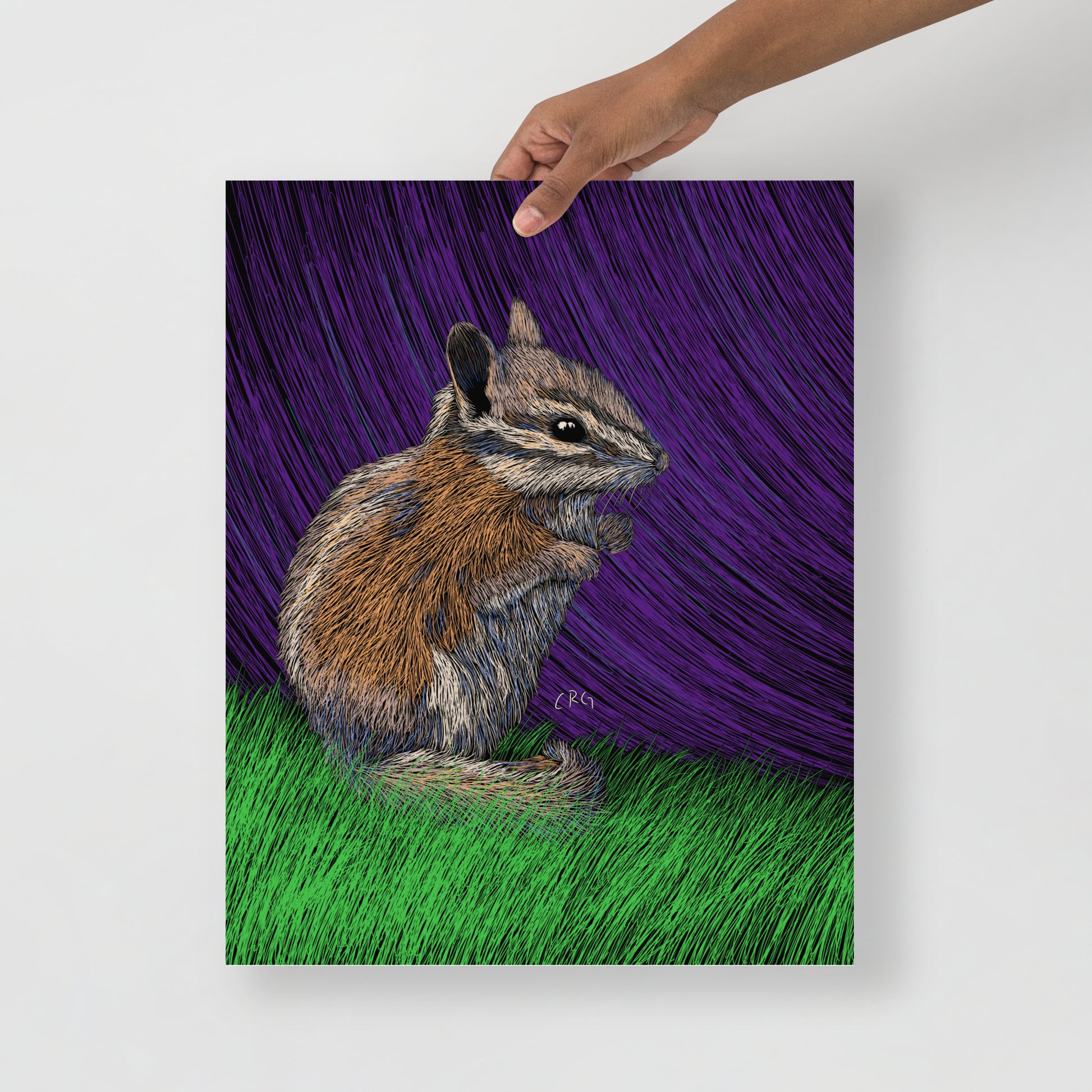 Chipmunk Art Print