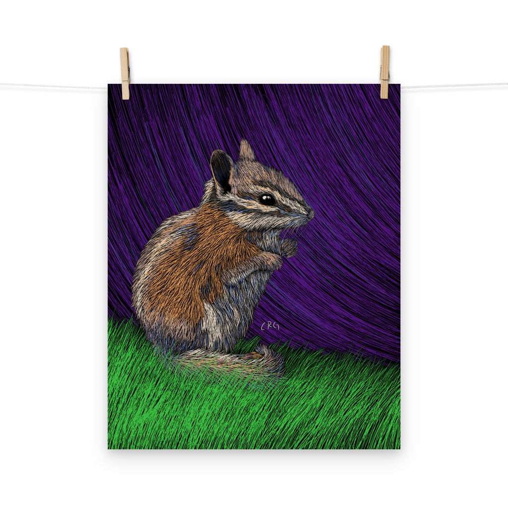 Chipmunk Art Print