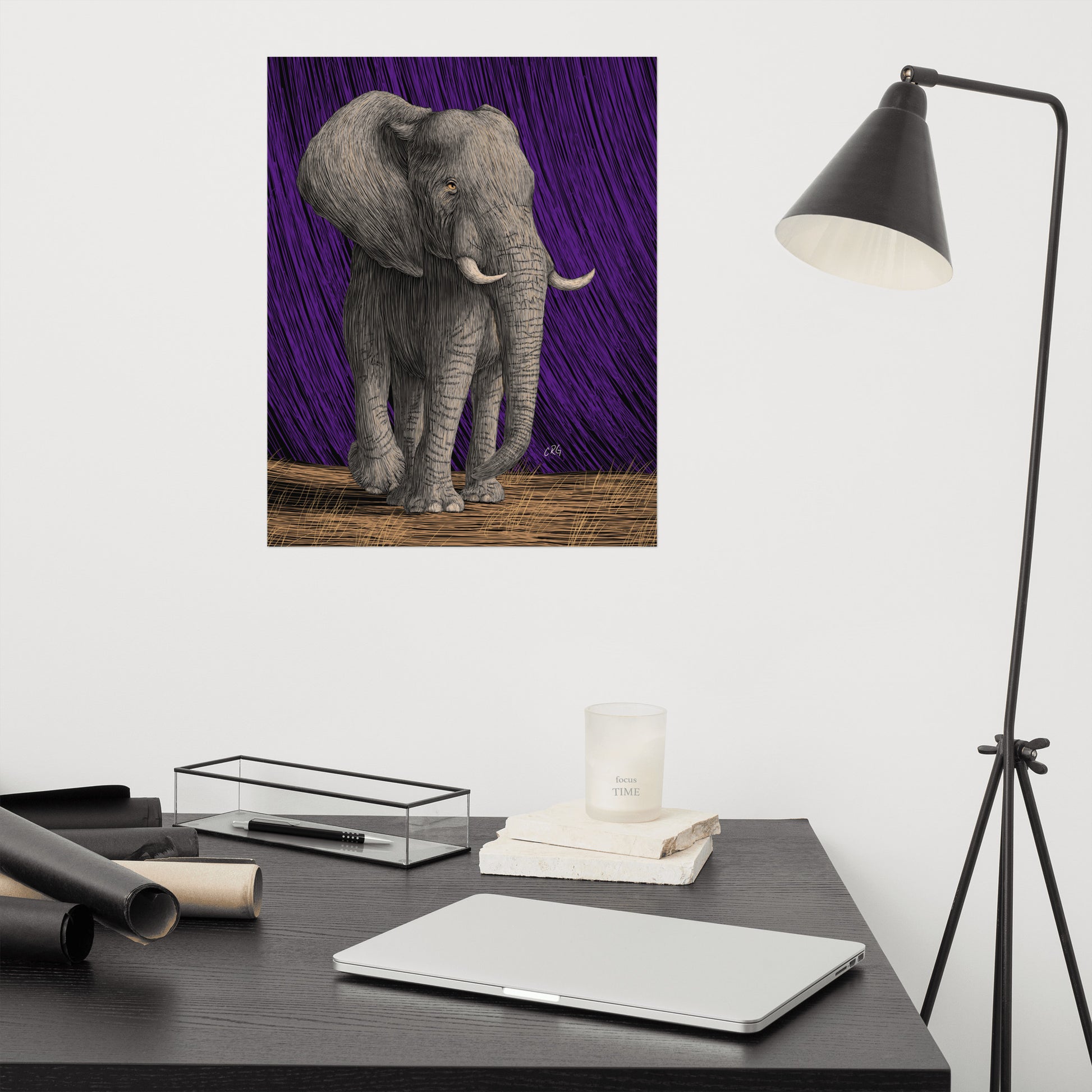 Elephant Art Print