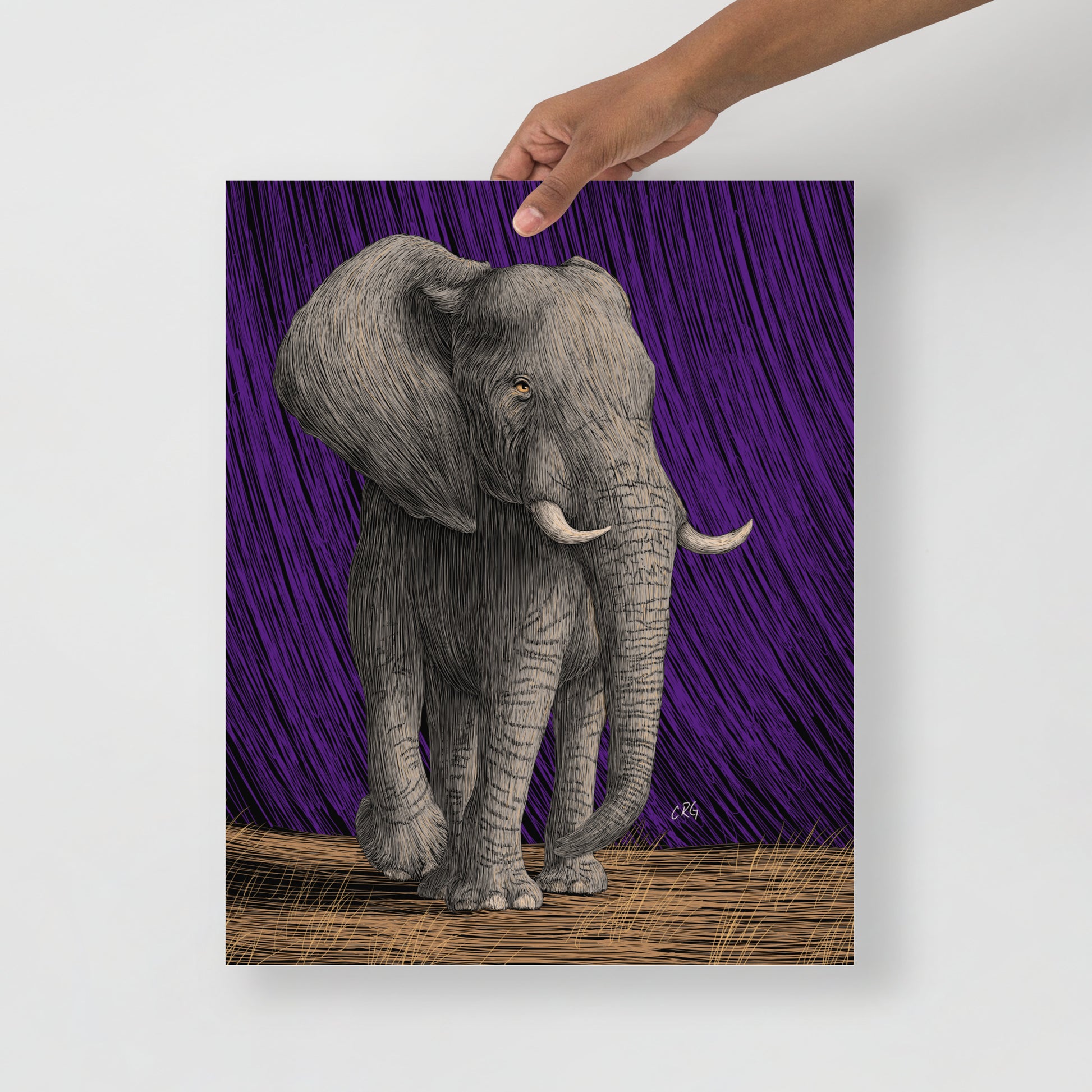 Elephant Art Print