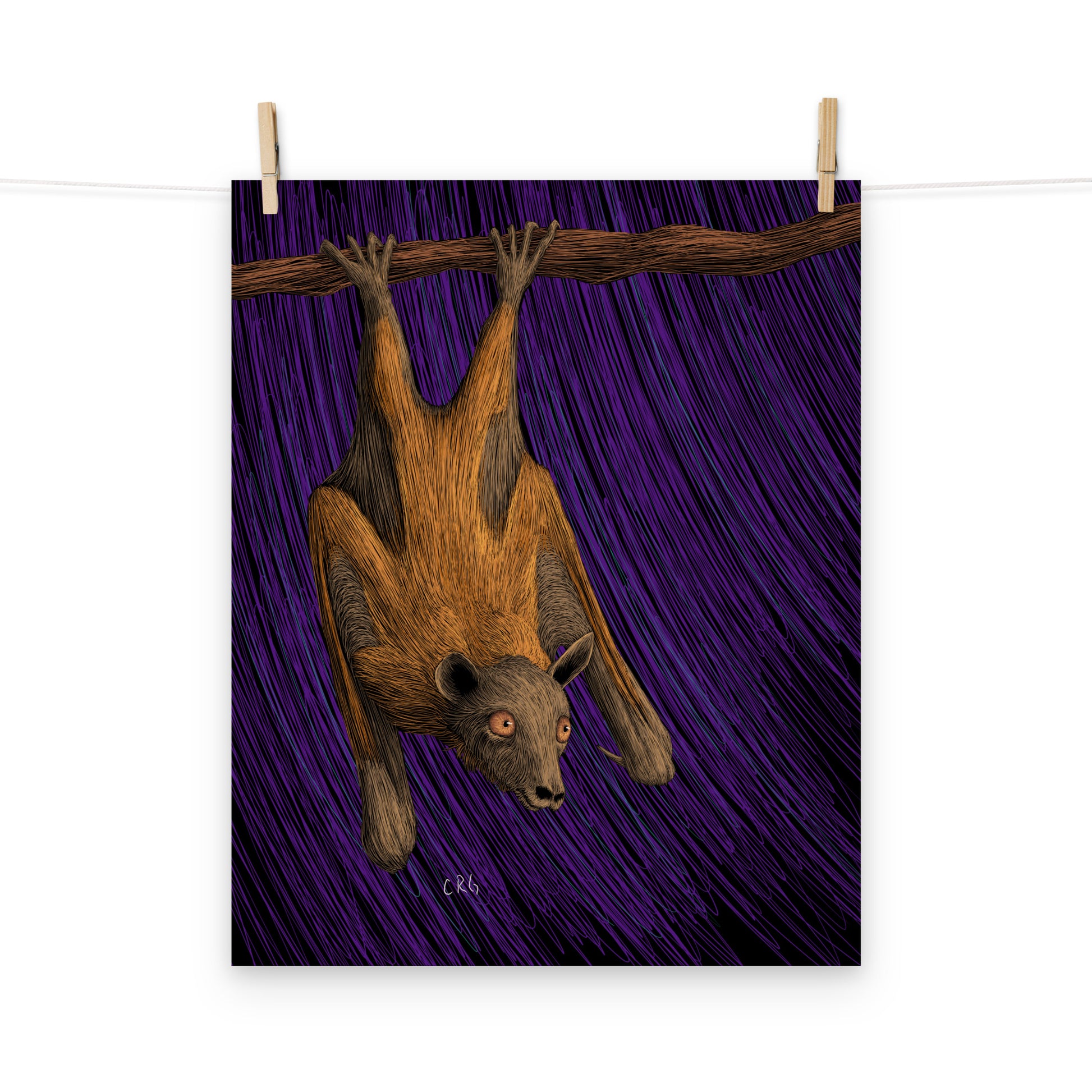 Fruit Bat Art Print