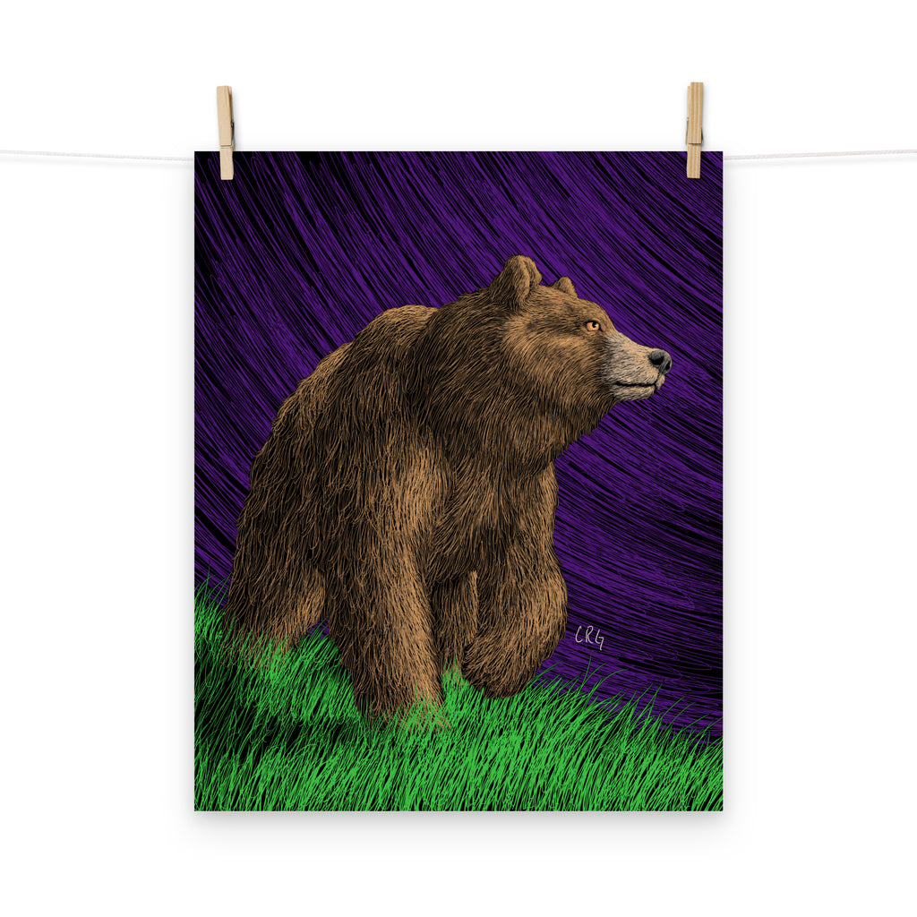 Grizzly Bear Art Print