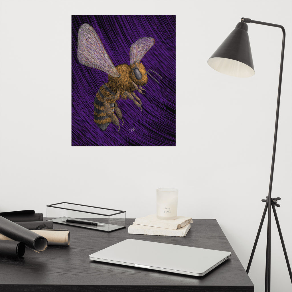 Honeybee Art Print