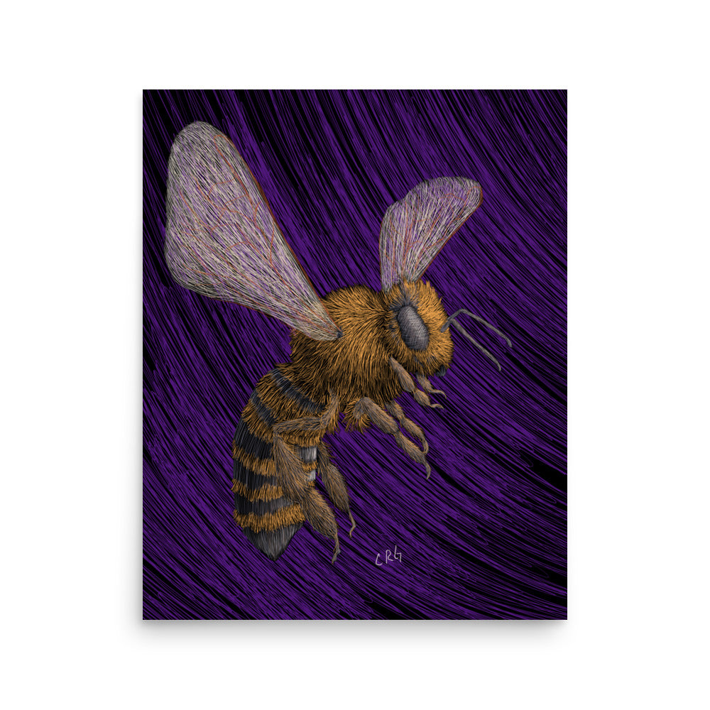 Honeybee Art Print