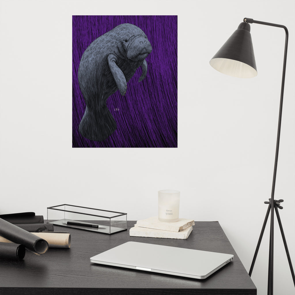 Manatee Art Print