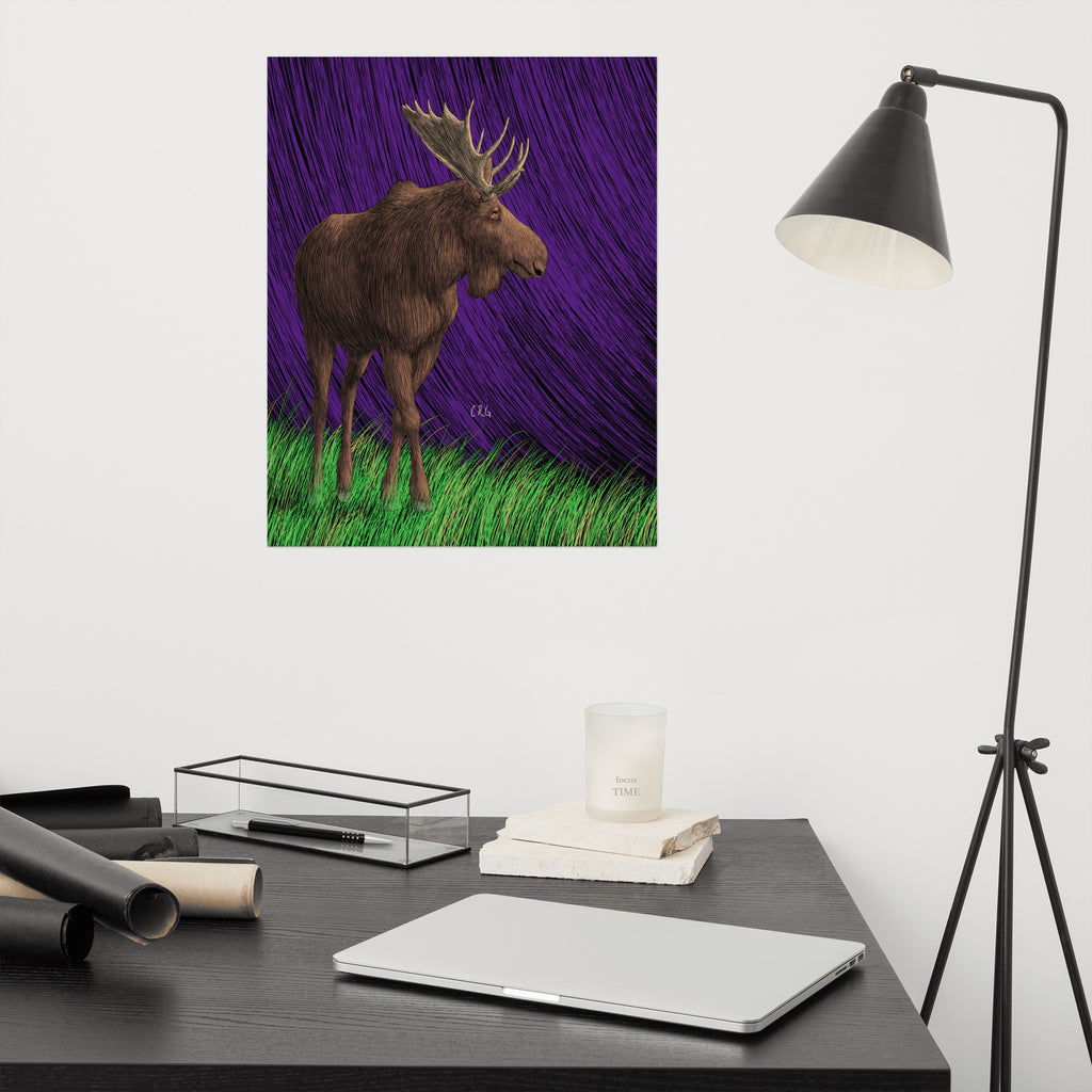 Moose Art Print
